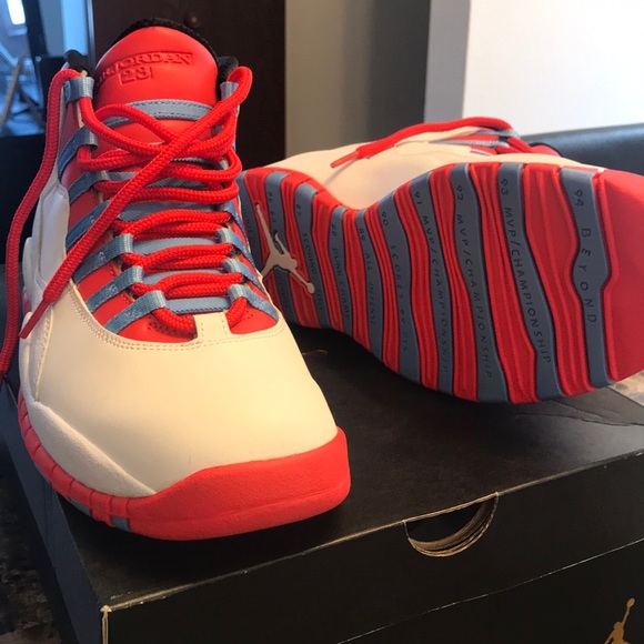 Air Jordan retro 10 Chicago flag men’s sz 10 - Picture 4 of 5